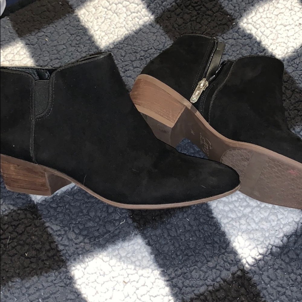 Cute black ankle boots